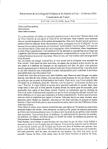 Discours de Monseigneur Jousten � Vis�