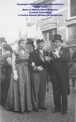 Hadelin Woolf Empereur et son �pouse Maria et Fran�ois Cerfontaine