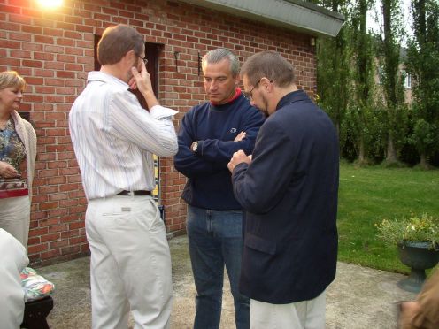 R�veil chez Alain Woolf juillet 2003