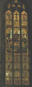 St Martin vitrail des arquebusiers coll�giale St Martin de Vis�