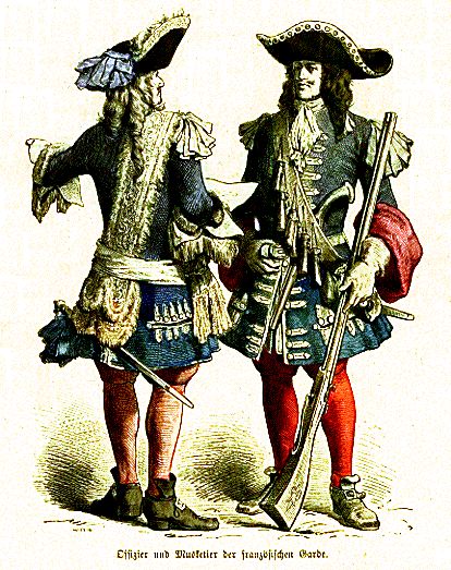 Mousquetaires français 17e siècle